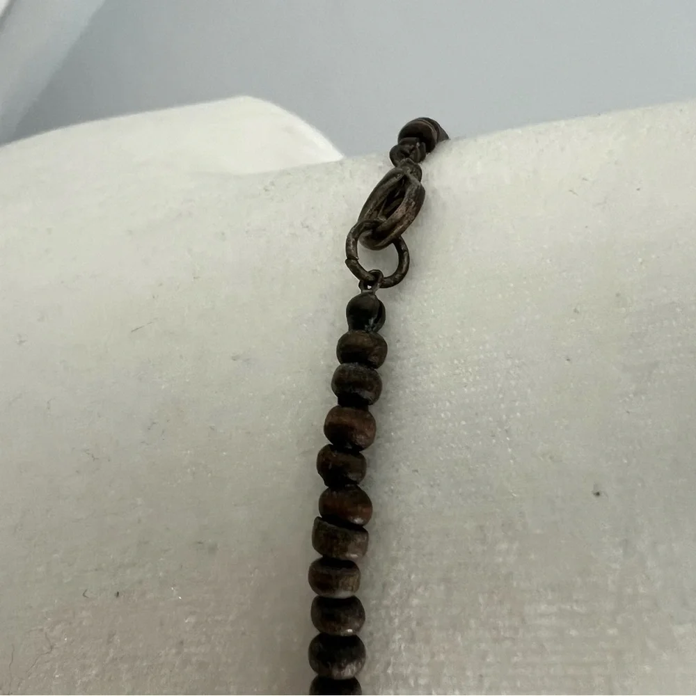 Funky long bauble bead necklace